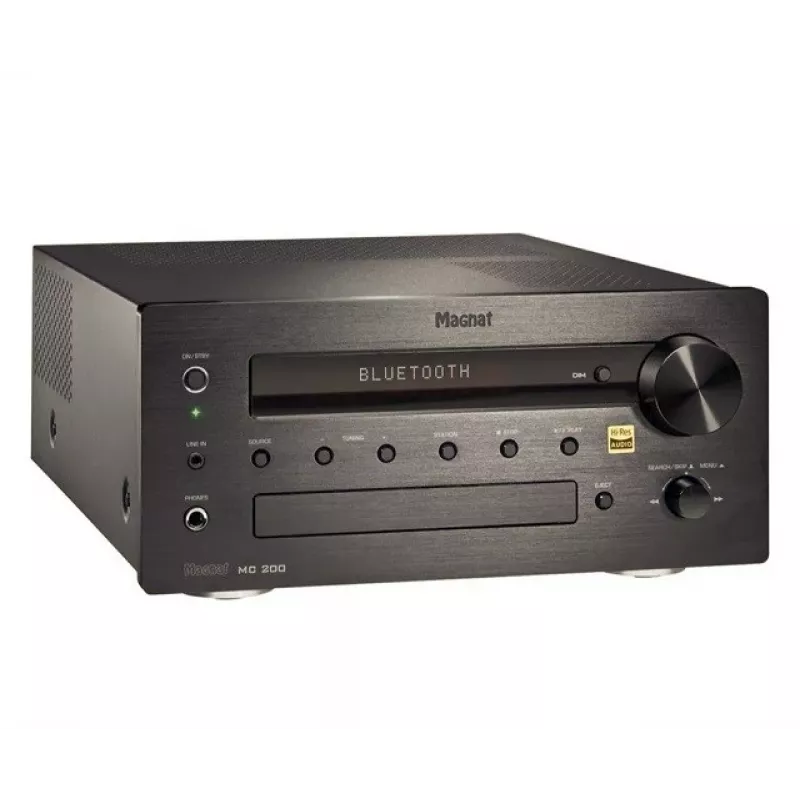 MAGNAT MC-200 Stereo Amplifier with Bluetooth 5.0, Wi-Fi, DAB+, and Phono MM Input