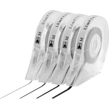 MAGNETOPLAN HOLTZ Zeichenband isekleepuv märgistusteip, must, 1,6 mm x 8 m, valgete tahvlite ja planeerimistahvlite jaoks (40102)
