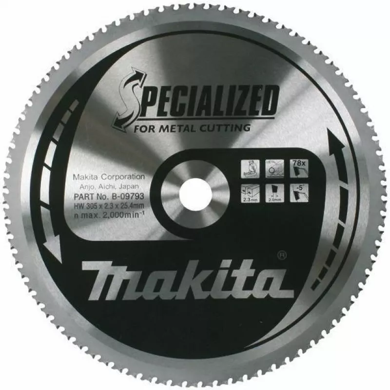 Makita 305x25.4x78T TCT ketaslõiketera alumiiniumi ja värviliste metallide jaoks