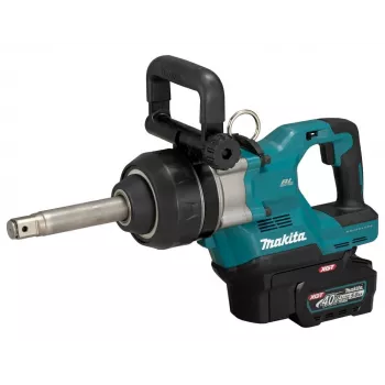 Makita 40V Max XGT 3/4 tolli suure pöördemomendiga löökmutrikeeraja komplekt 2x 5.0Ah aku, kiirlaadija ja Makpac kohvriga (TW008GT201)