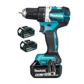 Makita DDF484RT3J 18V Harjadeta Juhtmeta Puurikeeraja 3x 5.0Ah Akuga, 54 Nm