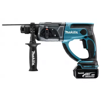 Makita DHR202RTJ 18V LXT Akukombihaamer – SDS-Plus, 2x5.0Ah komplekt koos laadija ja Makpaci kohvriga