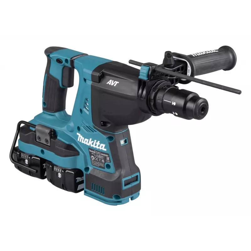 Makita DHR281PT2J 36V (2x18V) Harjata SDS-Plus Rootavasar-puurikomplekt 2x5.0Ah akudega, kahe pordiga laadija ja Makpaci kohvriga