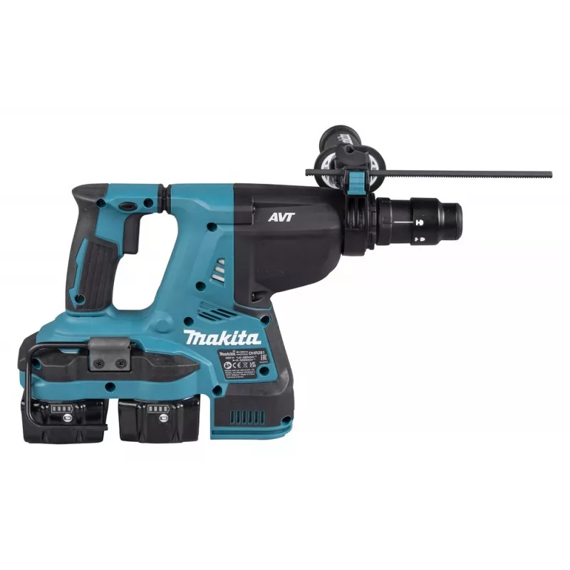 Makita DHR281PT2J 36V (2x18V) Harjata SDS-Plus Rootavasar-puurikomplekt 2x5.0Ah akudega, kahe pordiga laadija ja Makpaci kohvriga