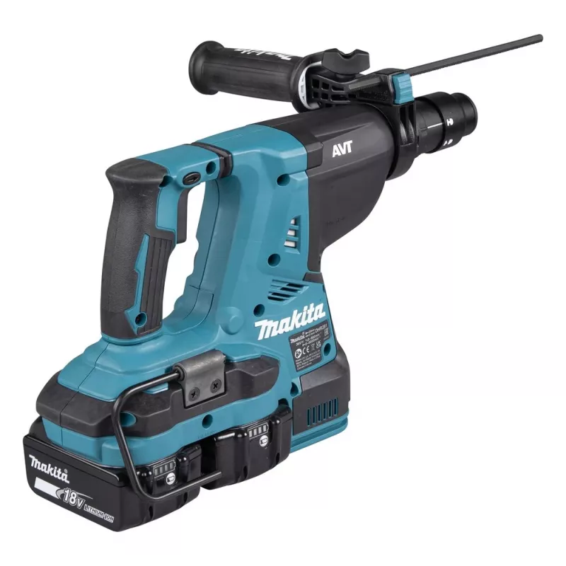 Makita DHR281PT2J 36V (2x18V) Harjata SDS-Plus Rootavasar-puurikomplekt 2x5.0Ah akudega, kahe pordiga laadija ja Makpaci kohvriga