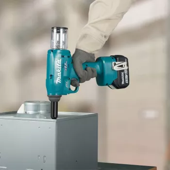 Makita DRV150ZJ 18V LXT Brushless Cordless Rivet Tool (Tool Only, 10 kN, 2.4-4.8mm, Makpac Case)