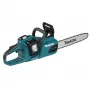 MAKITA DUC355PT2 36V (2x18V) Juhtmeta kettsaag 35cm (14 inch) koos 2x5.0Ah akude ja laadijaga