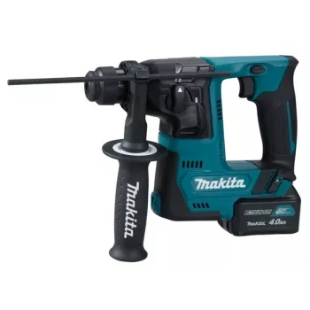 Makita HR140DSMJ 12V Max CXT harjata SDS-Plus puurvasar komplektis 2x 4.0Ah akude, laadija ja Makpac kohvriga