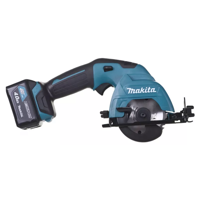 Makita HS301DSME 12V Max CXT juhtmeta ketassaag 85mm koos 2x 4.0Ah akude, laadija ja Makpaci kohvriga
