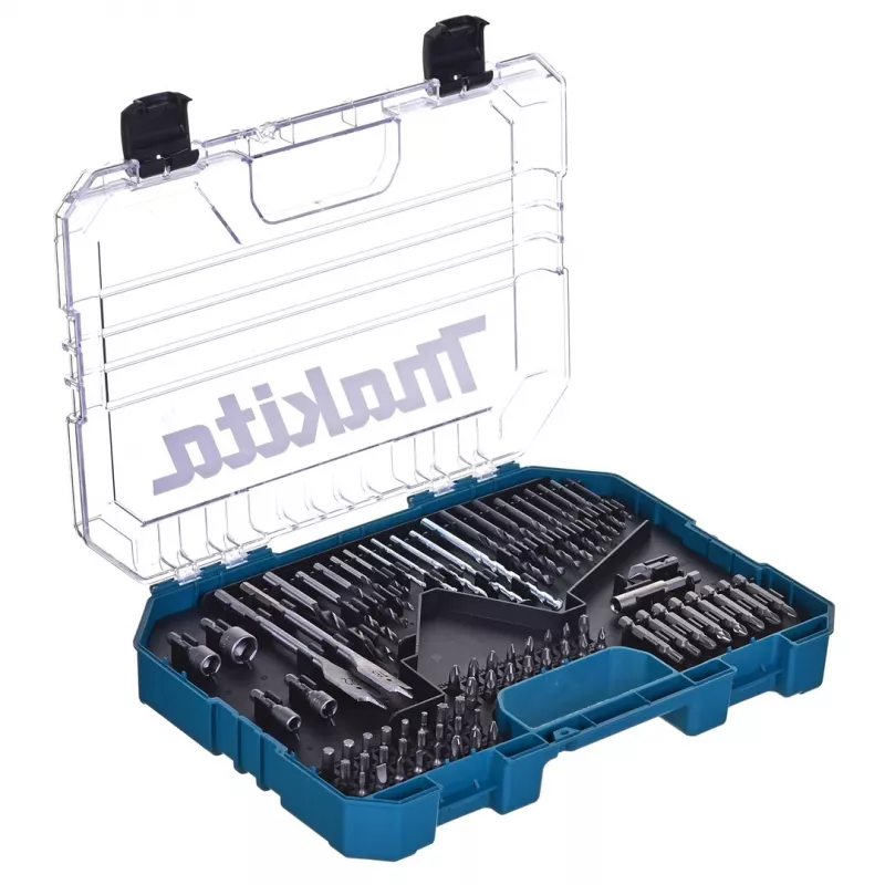 Makita ME-15126 18V LXT juhtmeta lööktrell-kruvikeeraja komplekt 70-osalise otsakukomplektiga, 2 akut, laadija ja kõva kohver
