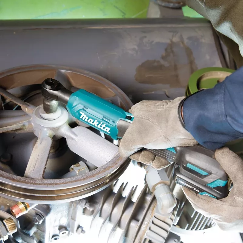 Makita WR100DSA 12V CXT juhtmeta pöördemomendivõti komplekt 1/4 tolli ja 3/8 tolli kandiline, 47.5 Nm, 2.0Ah aku, laadija, LED-tuli