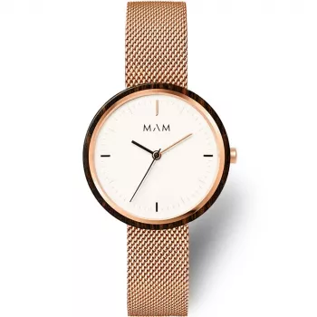 MAM MAM664 Unisex Watch 33mm Black Dial Sustainable Leather Strap