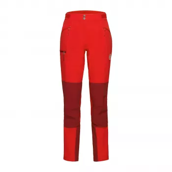Mammut Courmayeur SO naiste softshell-püksid - punane/tumepunane