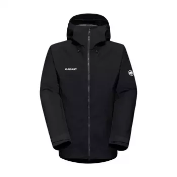 Mammut Crater IV HS kapuutsiga meeste jope must - GORE-TEX 3L veekindel kest