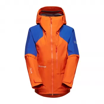 Mammut Nordwand Advanced HS kapuutsiga jakk naistele Eiger Orange-Eiger Blue