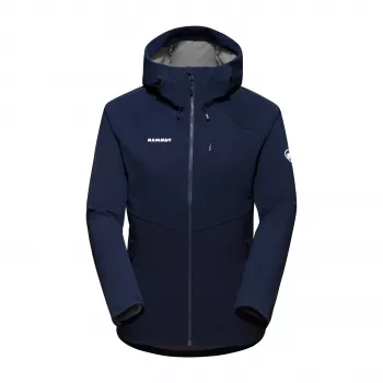 Mammut Ultimate Comfort SO Hooded Naiste Softshelljope Marine