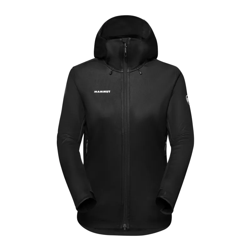 Mammut Ultimate VII SO Kapuutsiga Softshelljope Naistele Must