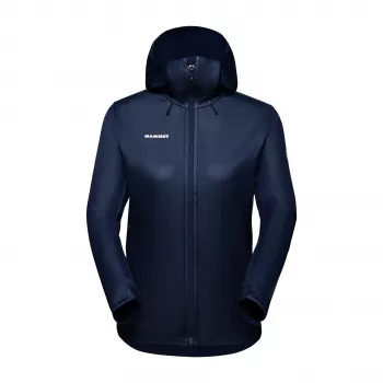 Mammut Ultimate VII SO Kapuutsiga Softshelljope naistele, Marine