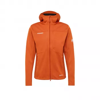Mammut Ultimate VIII SO kapuutsiga meeste softshell-jope – GORE-TEX Infinium Windstopper, Autumn Larice