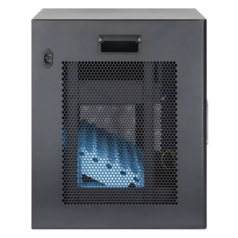 Manhattan 10-pesaline sülearvutite laadimiskapp Desktop AC-adapteri kaudu (EL) - lukustatav terasest käru kuni 16-tollistele sülearvutitele, iPadidele, MacBookidele, Chromebookidele