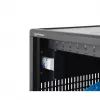 Manhattan 12-kohaline USB-C sülearvuti laadimiskapp ratastel, 65W pordi kohta, 780W kokku, teras, must, UK ja EL kaablid, 395x32.5x290mm lahtrid