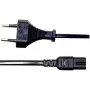 Manhattan 339100 vahelduvvoolu toitekaabel Europlug to IEC C7 1,8 m must