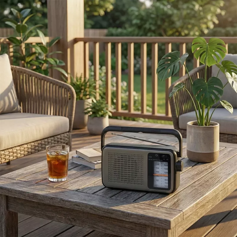 Manta MARDI919BK San Remo Black kaasaskantav raadio Bluetoothi, FM/AM, USB, SD-kaardi ja AUX-iga
