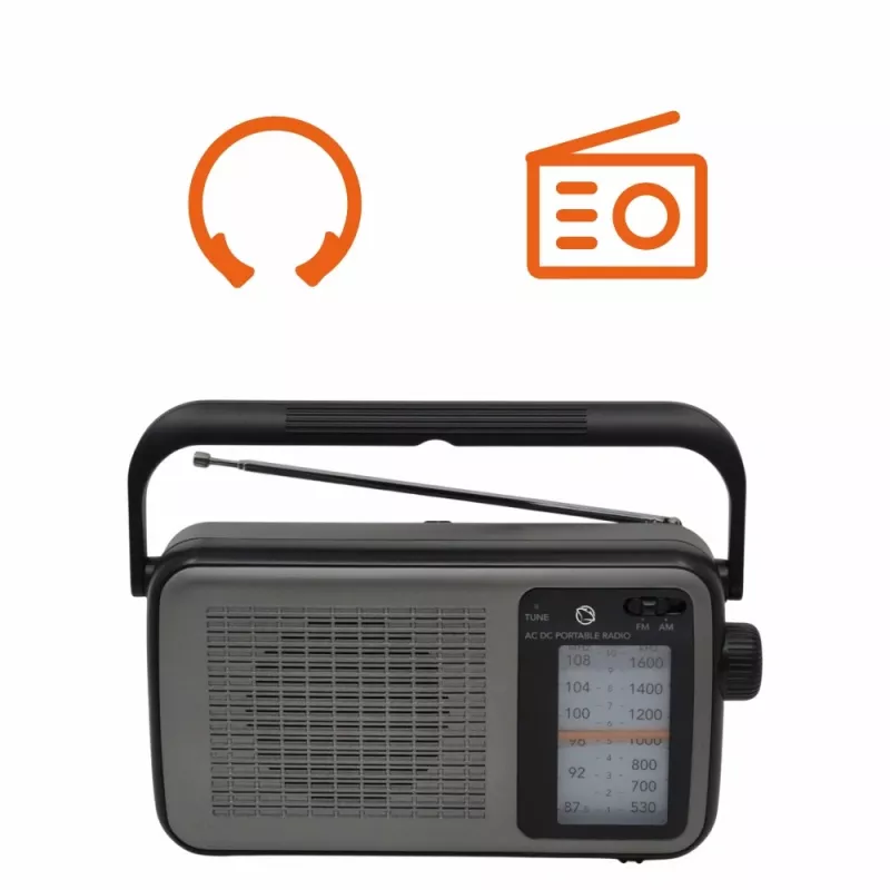 Manta MARDI919BK San Remo Black kaasaskantav raadio Bluetoothi, FM/AM, USB, SD-kaardi ja AUX-iga
