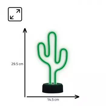 Manta SNL82GN LED Night Light Cactus Decorative Lamp Green