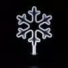 Manta SNL84WH LED Snowflake Decorative Lamp, Cool White, Battery Powered, Hanging, Plastic, White, 200 mm