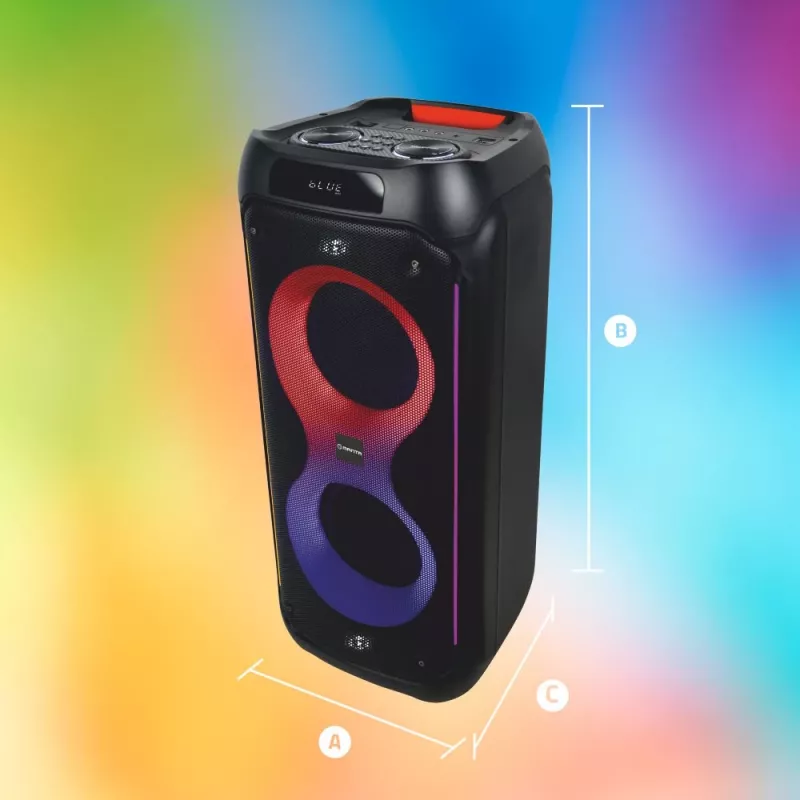 Manta SPK0805B140 Pallas kaasaskantav Bluetooth-kõlar, 15W, must