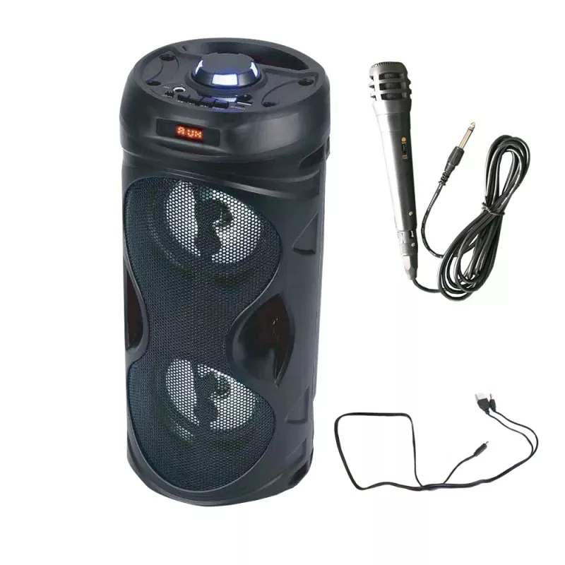 Manta SPK815 kaasaskantav Bluetooth peosüsteem karaokega, 30W RMS, diskotuled, FM-raadio, USB/SD/AUX