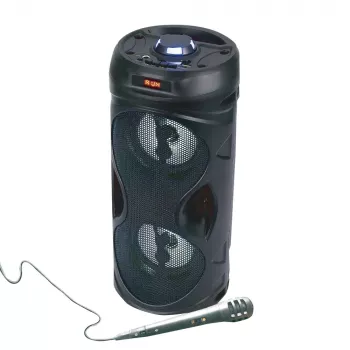 Manta SPK815 kaasaskantav Bluetooth peosüsteem karaokega, 30W RMS, diskotuled, FM-raadio, USB/SD/AUX