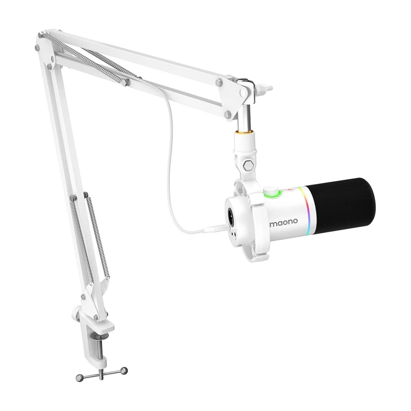 Maono PD200XS dünaamiline mikrofon USB-C ja XLR, kardioidne, valge