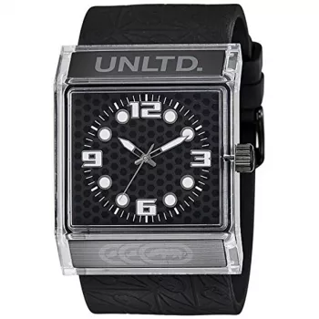 Marc Ecko meeste kvartskell E08513G6 44mm musta numbrilauga silikoonrihm