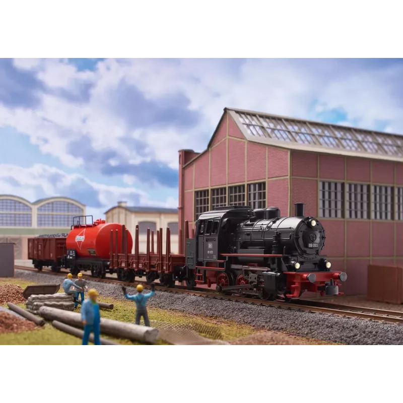 Märklin 29890 digitaalne algkomplekt kaubarong BR 89.0 auruveduriga, C-rööbas, Mobile Station, H0 mõõtkava (1:87), III ajastu