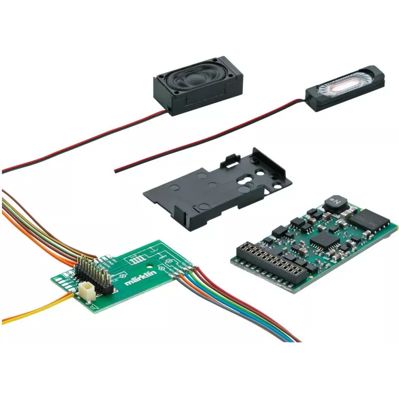 Märklin 60975 mSD/3 aurveduri helidekooder integreeritud trükkplaadiga