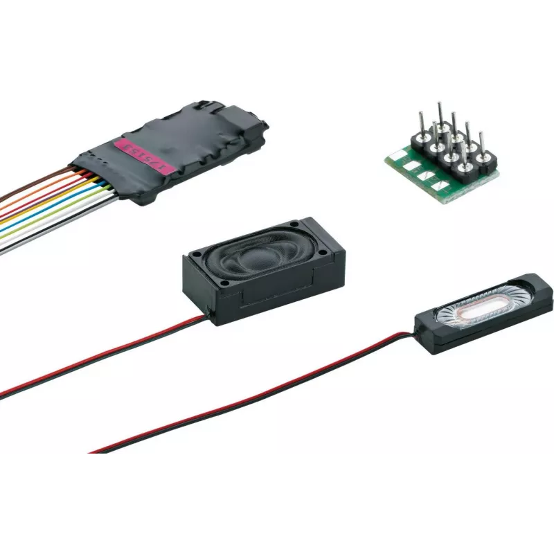 Märklin 60985 mSD/3 aururongi helidekooder koos juhtmestikuga
