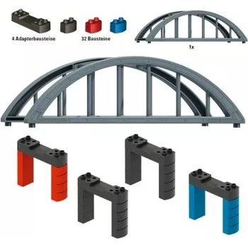 Märklin 72218 H0 sirge sõrestiksilla komplekt C/K/M rööbastele, hall, 360 mm