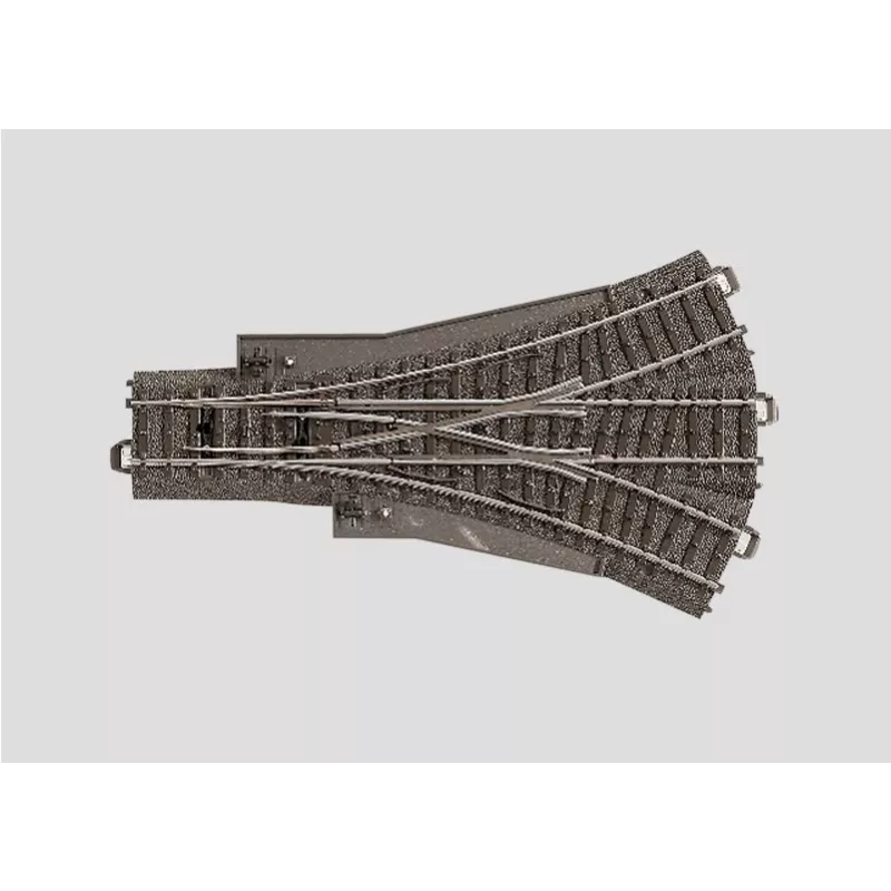 Märklin H0 C-Gleis kolmikpööre 188,3 mm koos alusega (24630)