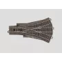 Märklin H0 C-Gleis kolmikpööre 188,3 mm koos alusega (24630)
