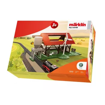 Märklin My World H0 Farmi stardikomplekt 72212 – patareitoitel rong koos loomade ja rööbastega