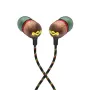 Marley Smile Jamaica Kõrvasisesed Juhtmega Kõrvaklapid Mikrofoni ja USB-C-ga, 9mm Draiverid – Rasta (EM-JE042-RA)