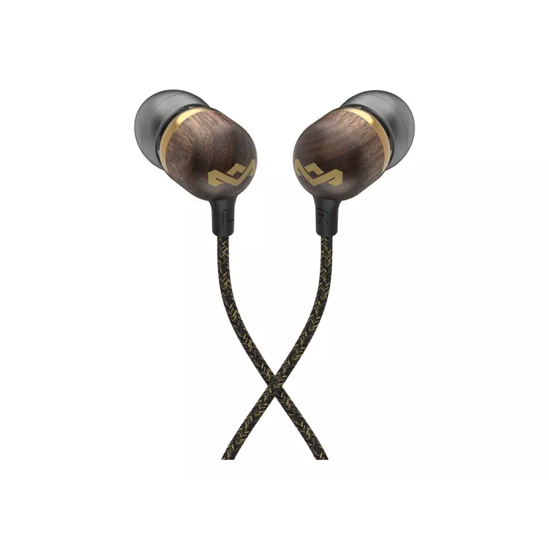 Marley Smile Jamaica juhtmega kõrvaklapid mikrofoniga, USB Type-C, messing