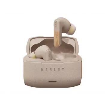 Marley Trenchtown juhtmeta kõrvaklapid hübriidse ANC, sisseehitatud mikrofoniga, Bluetooth 5.3, kreem