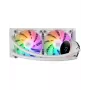 MARS GAMING ML-LCD RGB 240mm All-in-One Liquid CPU Cooler White
