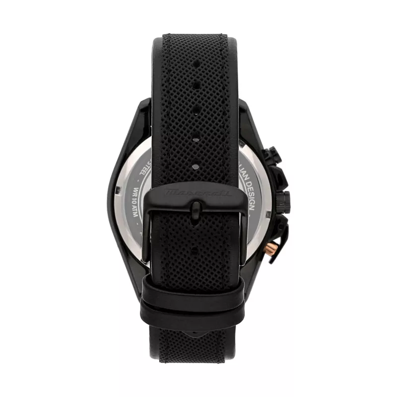Maserati meeste Successo kronograaf kvartskell R8871612038 45mm sinise numbrilaual ja hõbedase roostevaba terasega