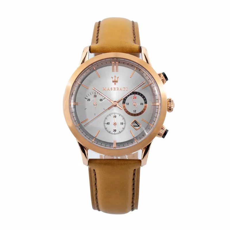 Maserati Successo meeste kvartskronograafkell 42mm roostevaba teras sinine sihverplaat R8871633002