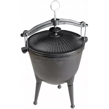 MASTER GRILL Malmist Jahipada MG629 – 8L, eelmaitsestatud, lõkke- ja välisköögiks