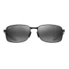 MAUI JIM 797-2M Unisex Cat Eye Päikeseprillid Matt Must Neutraalhall 57mm
